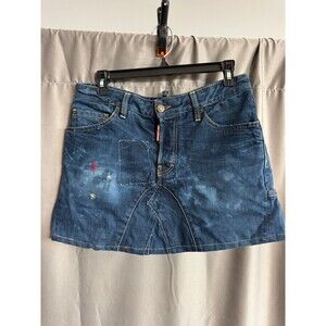 Dsquared2 Distressed Denim Skirt size 42